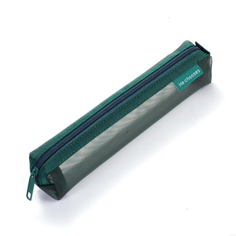 Clear Mesh Pencil Pouch For Exam - CORA Doorzichtig gaas etui Doorzichtige potloodzakjes