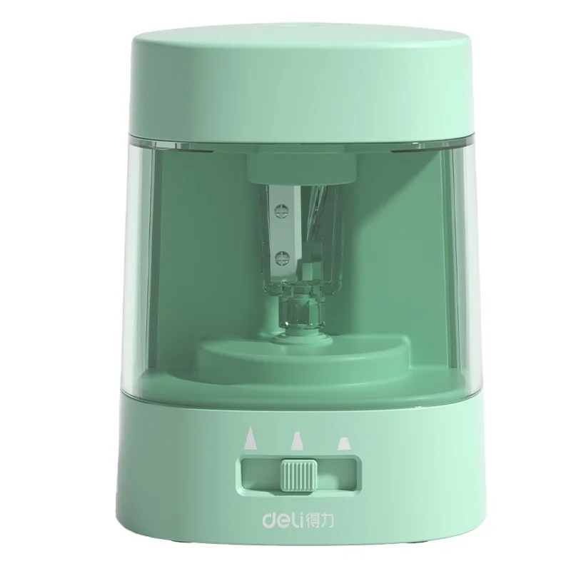 Electric Pencil Sharpener Usb - Deli VA3 Groene USB batterij dual