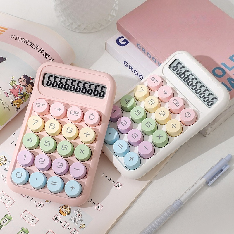 Scientific Calculator For Secondary School - Candy Cute Rekenmachine Kantoorrekenmachine Studierekenmachine 10-cijferige