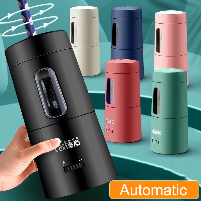 Electric Pencil Sharpener Usb - Creatieve Automatische Elektrische Puntenslijper USB Opladen
