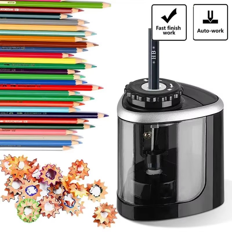 Electric Pencil Sharpener Usb - Draagbare Elektrische Puntenslijper Automatische Potloodenslijper 6-8mm