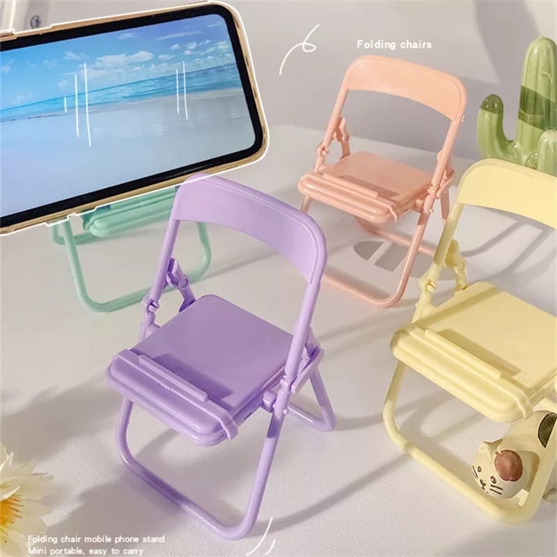 Desk Accessories - Leuke stoeltelefoonhouderstandaard Creatieve desktop-organizer Multifunctionele telefoonstandaard