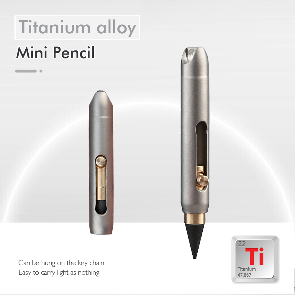 Writing Tools - Nieuw eeuwig potlood van titaniumlegering heeft