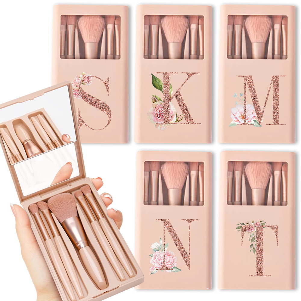 Writing Tools - 5-delige cosmetische borstelset met spiegel en