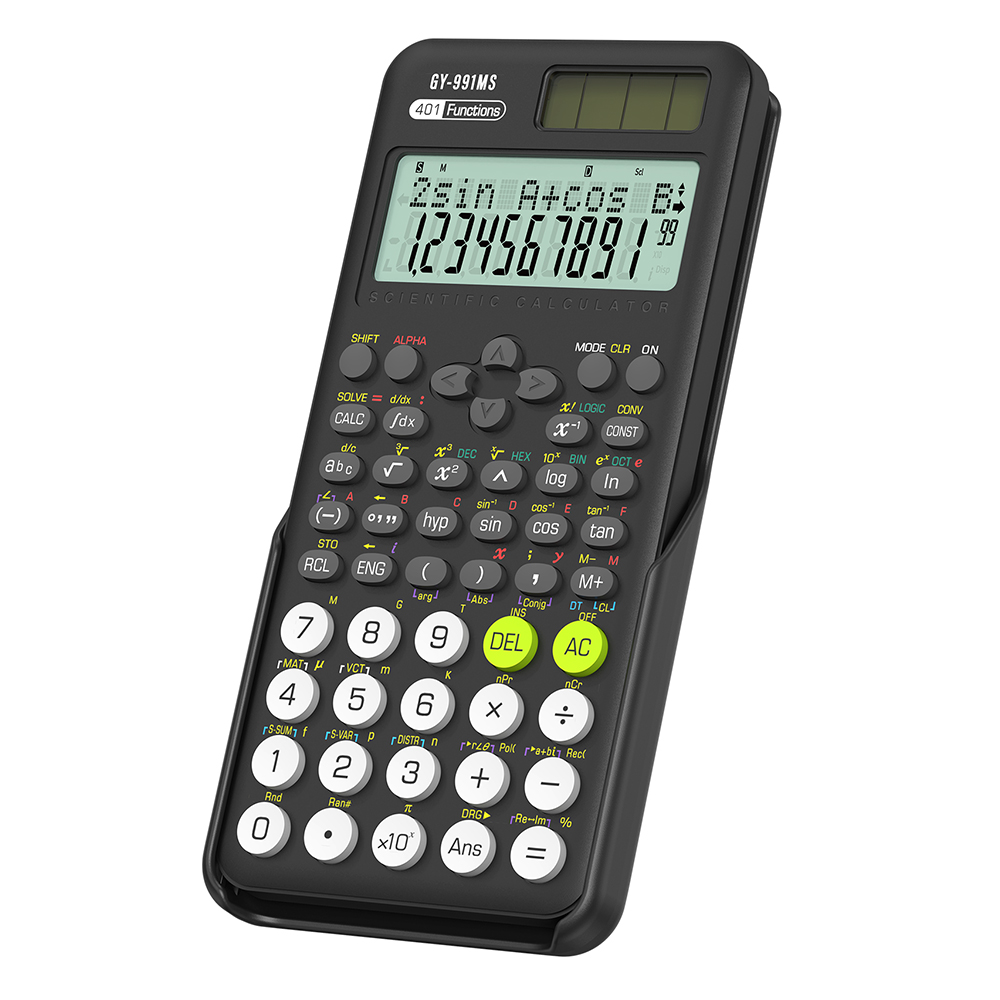 Scientific Calculator For Secondary School - Wetenschappelijke schoolrekenmachine 991MS 401 berekeningsfuncties Ideaal