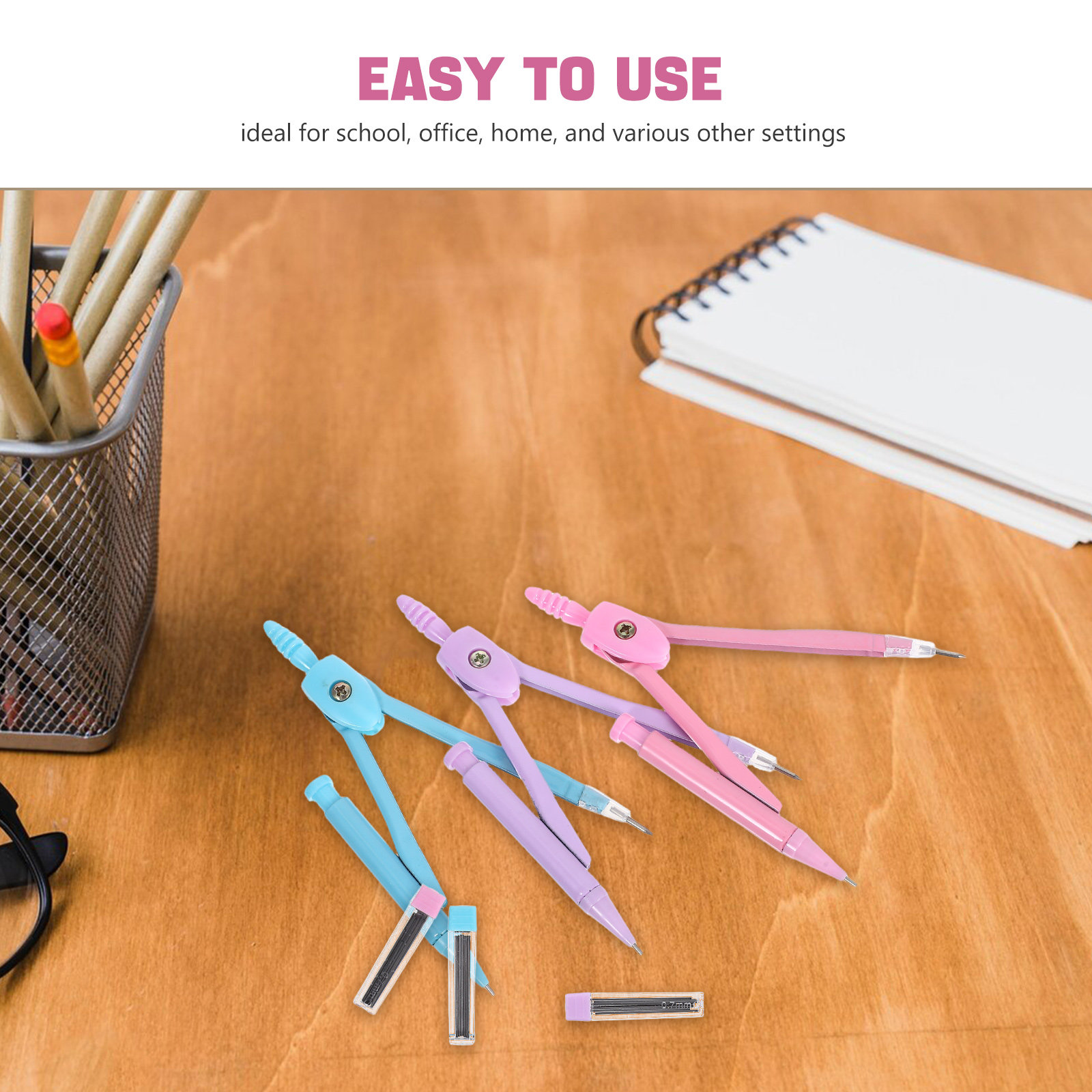Metalen passer-set voor meetku - Math Geometry Set With Compass recensie en prijs