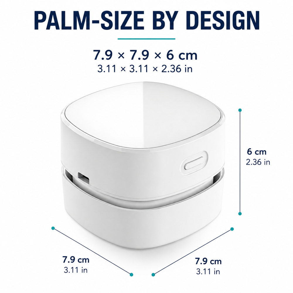Mini draadloze handstofzuiger  - Mini Desktop Vacuum Cleaner For Eraser Dust recensie en prijs
