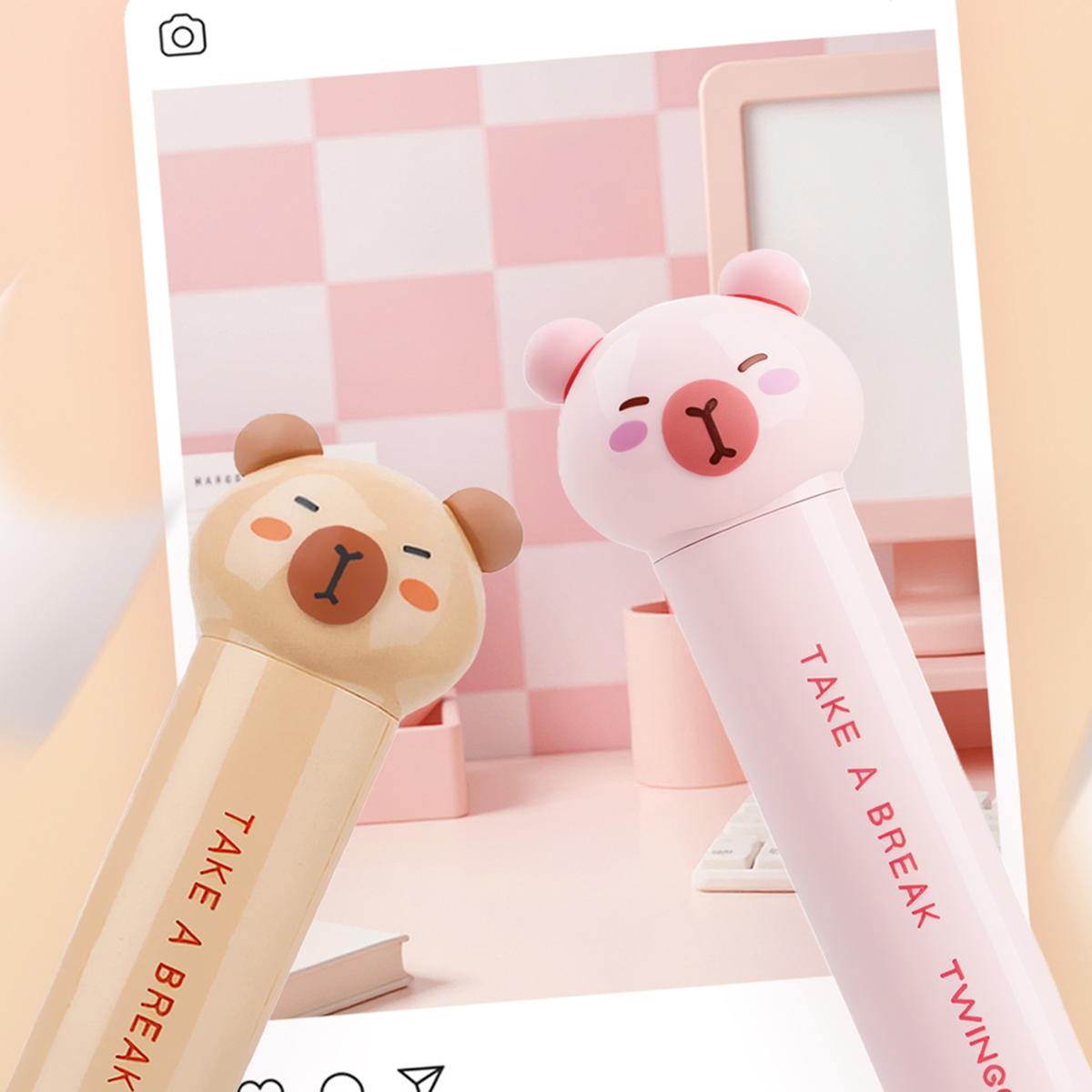 Capybara schaar cartoon vouwba - Stationery recensie en prijs
