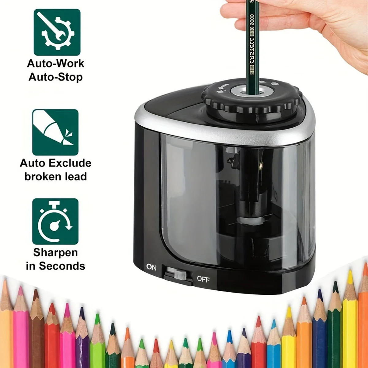 Desktop elektrische puntenslij - Electric Pencil Sharpener Usb recensie en prijs