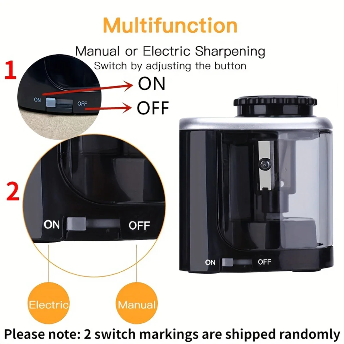 Desktop elektrische puntenslij - Electric Pencil Sharpener Usb recensie en prijs