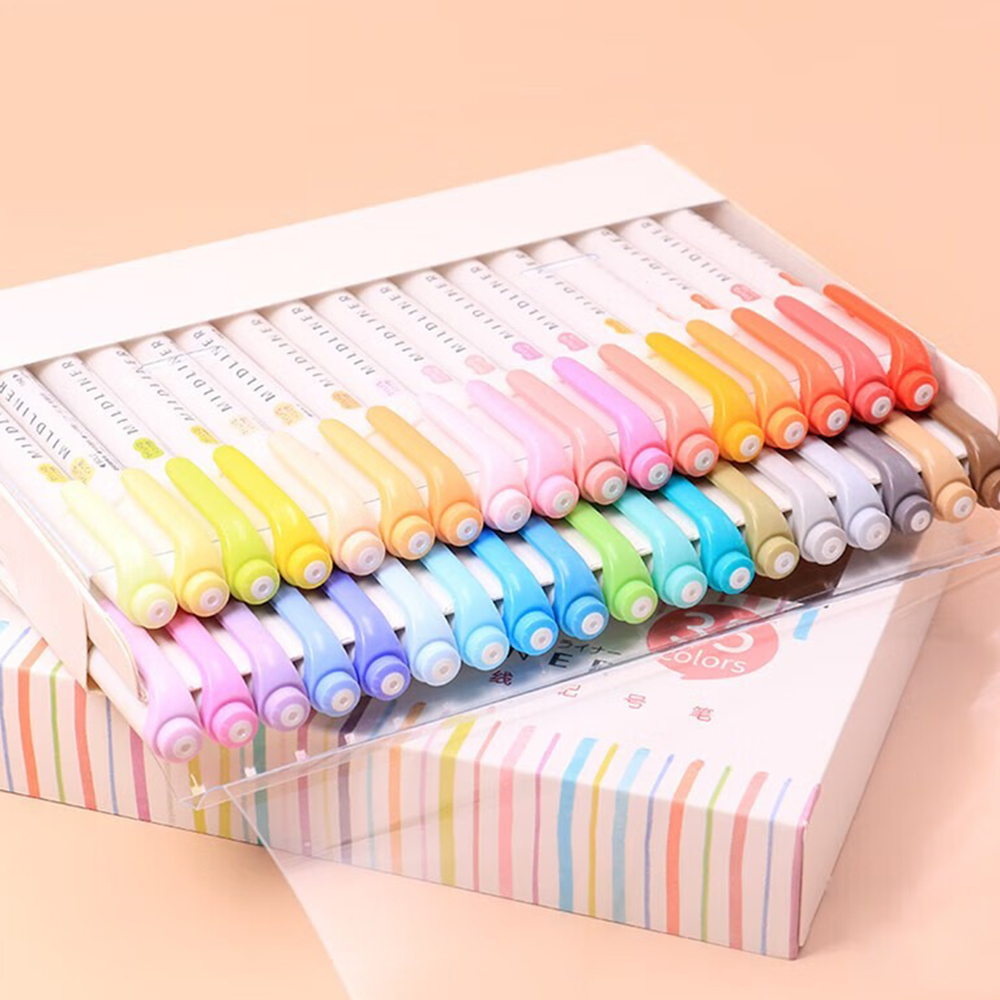 35-kleuren ZEBRA Mildliner Hig - Pastel Highlighter Set Double Ended recensie en prijs