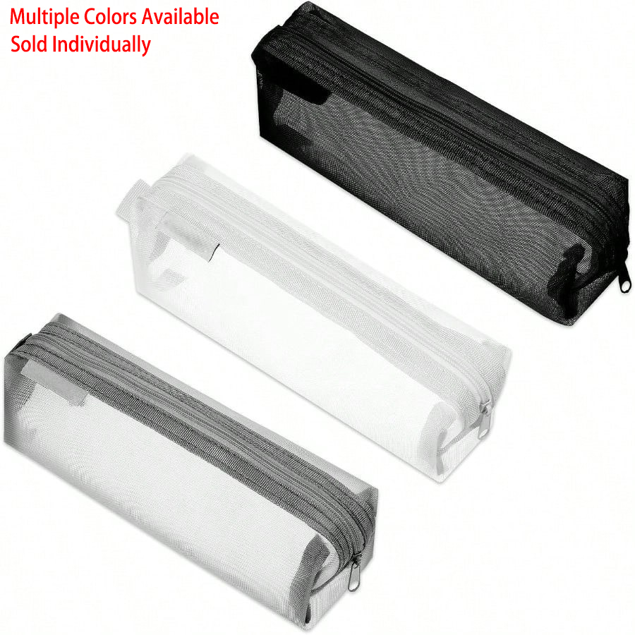 Transparante mesh etui voor ex - Clear Mesh Pencil Pouch For Exam recensie en prijs