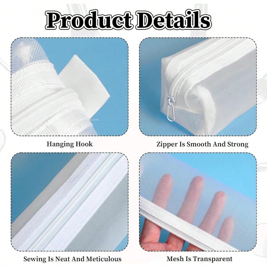 Transparante mesh etui voor ex - Clear Mesh Pencil Pouch For Exam recensie en prijs
