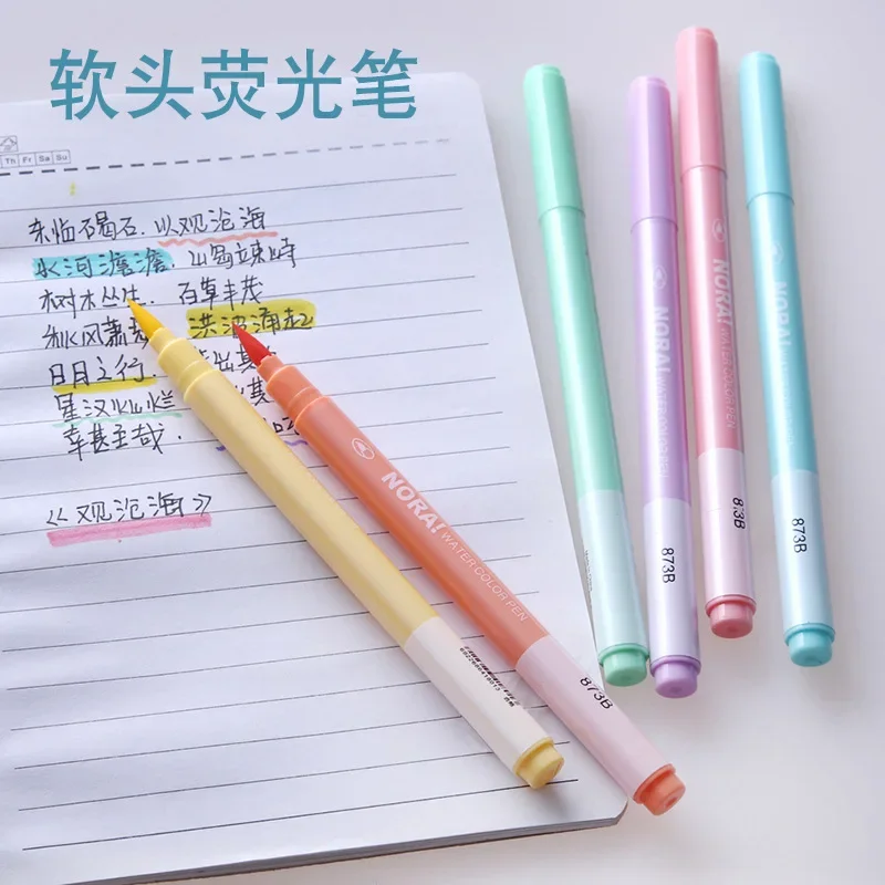 6 stks/set Borstel Markeerstif - Pastel Highlighter Set Double Ended recensie en prijs