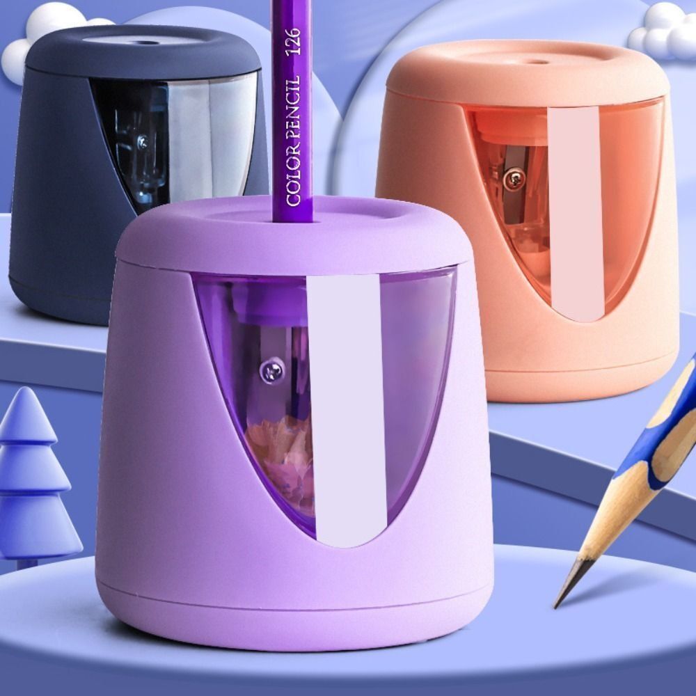 met decoratieve sticker, batte - Electric Pencil Sharpener Usb recensie en prijs