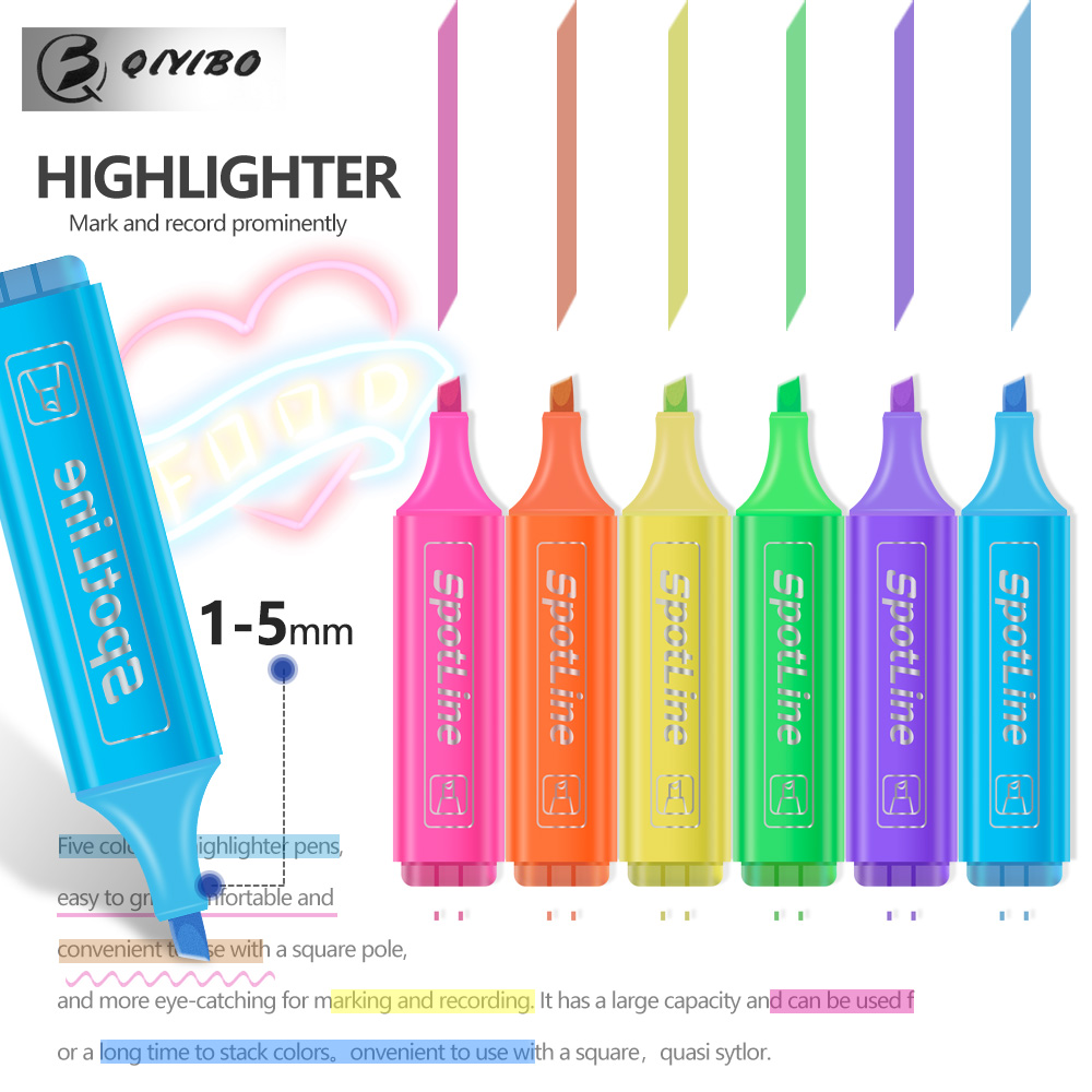 4/6 Stuks/Set Pastel Platte En - Pastel Highlighter Set Double Ended recensie en prijs