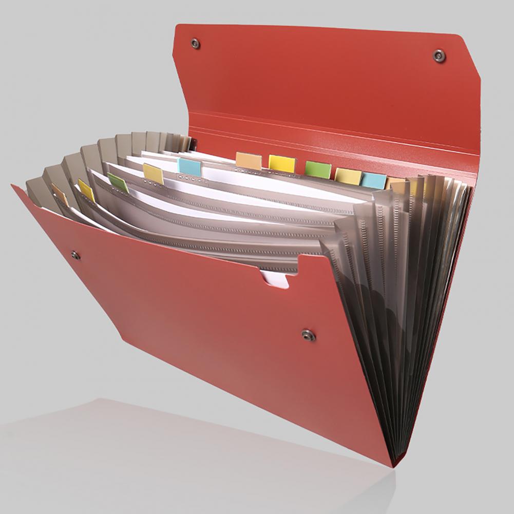 Uitbreidbare bestandsmap, opvo - Expandable Accordion File Folder 13 Pockets recensie en prijs