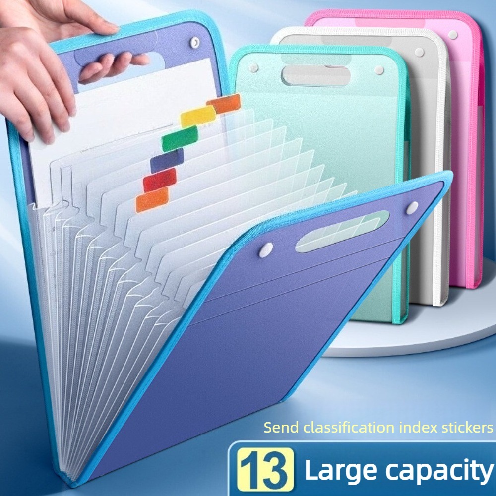 Doorschijnende accordeonmap me - Expandable Accordion File Folder 13 Pockets recensie en prijs