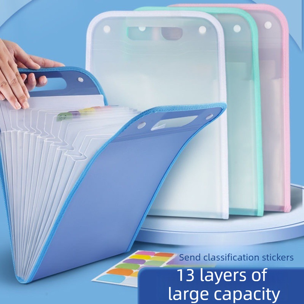 Doorschijnende accordeonmap me - Expandable Accordion File Folder 13 Pockets recensie en prijs