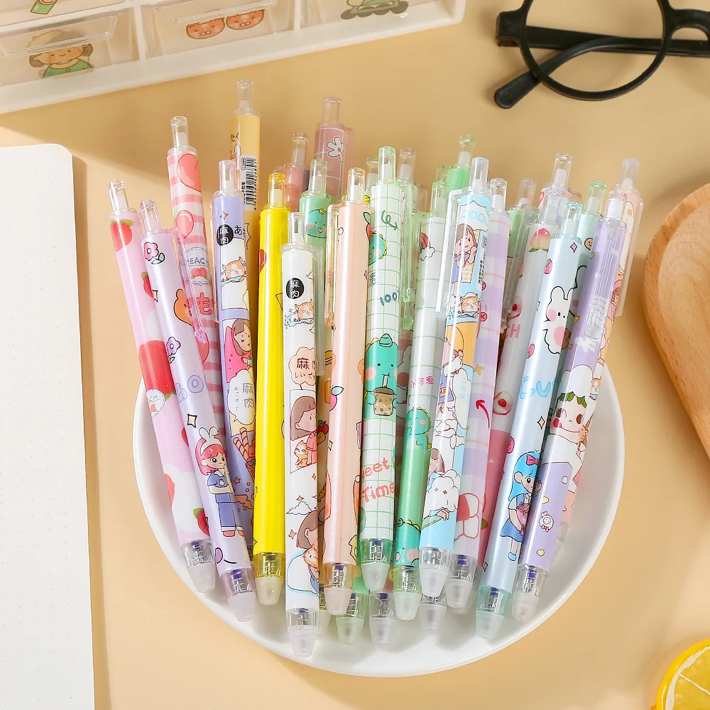 20 stks/partij Leuke Kawaii Ui - Retractable Eraser Pen Click recensie en prijs