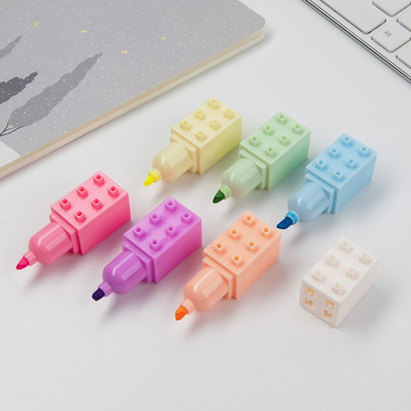 6 stks Pastel Kleur Body Bouws - Pastel Highlighter Set Double Ended recensie en prijs
