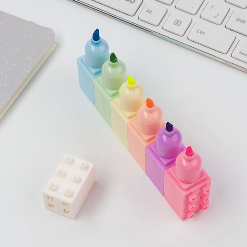 6 stks Pastel Kleur Body Bouws - Pastel Highlighter Set Double Ended recensie en prijs
