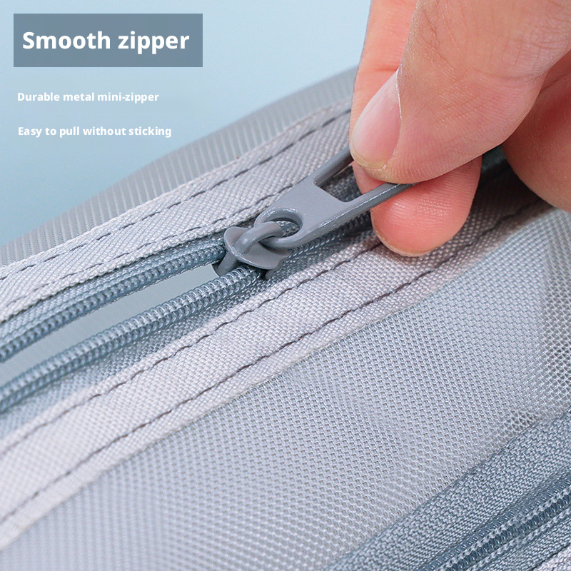 Dubbellaags transparant mesh e - Clear Mesh Pencil Pouch For Exam recensie en prijs