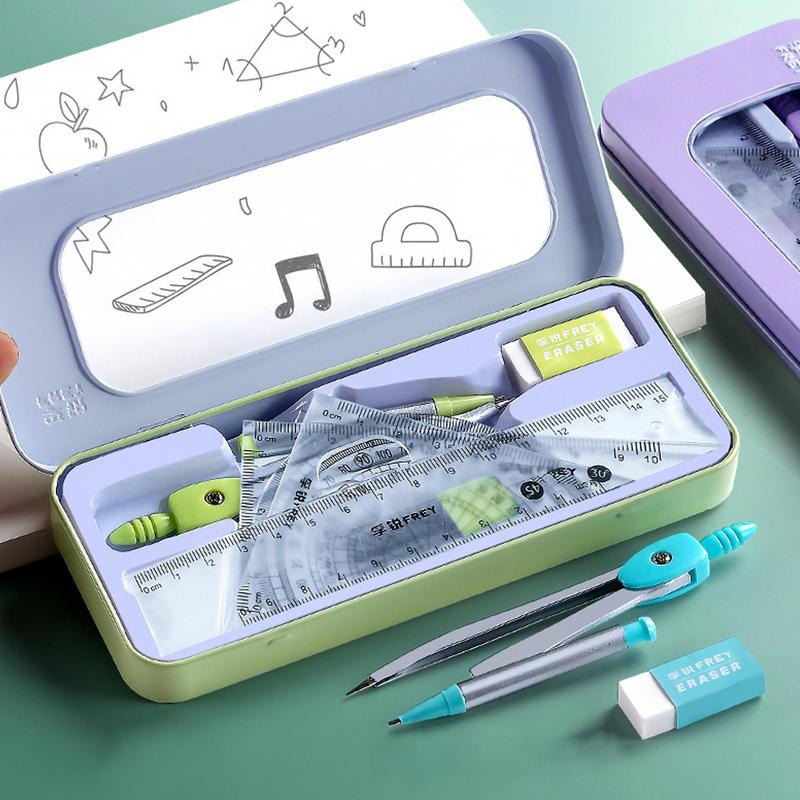 Gradenboog en kompasset Wiskun - Math Geometry Set With Compass recensie en prijs