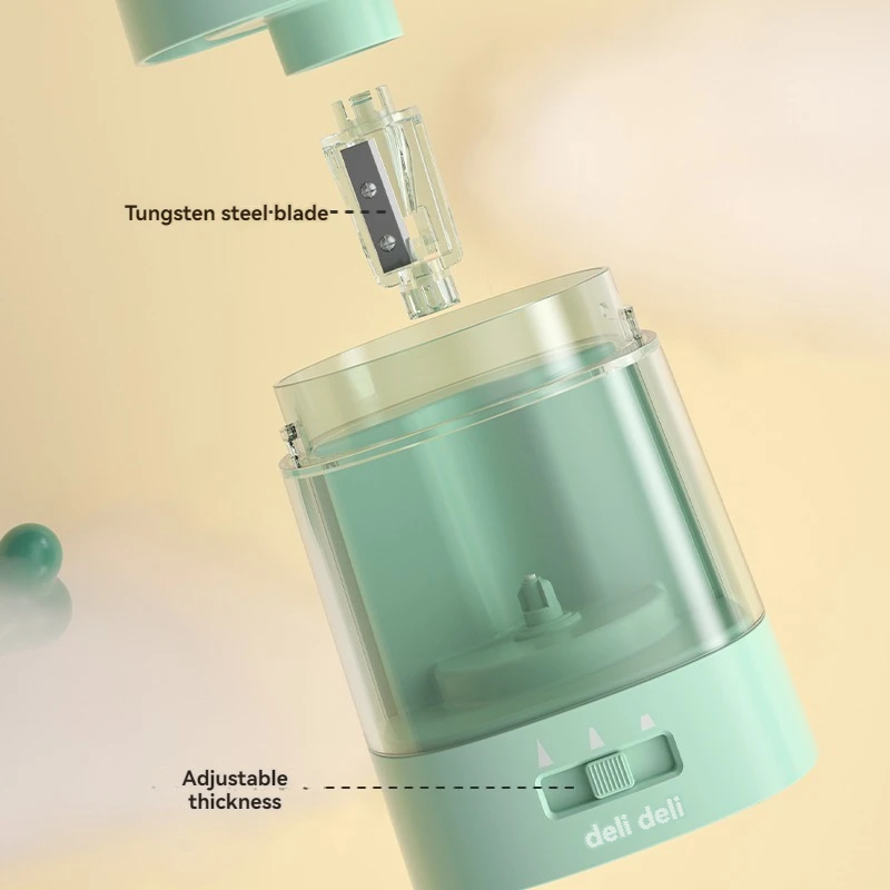 Deli VA3 Groene USB batterij d - Electric Pencil Sharpener Usb recensie en prijs