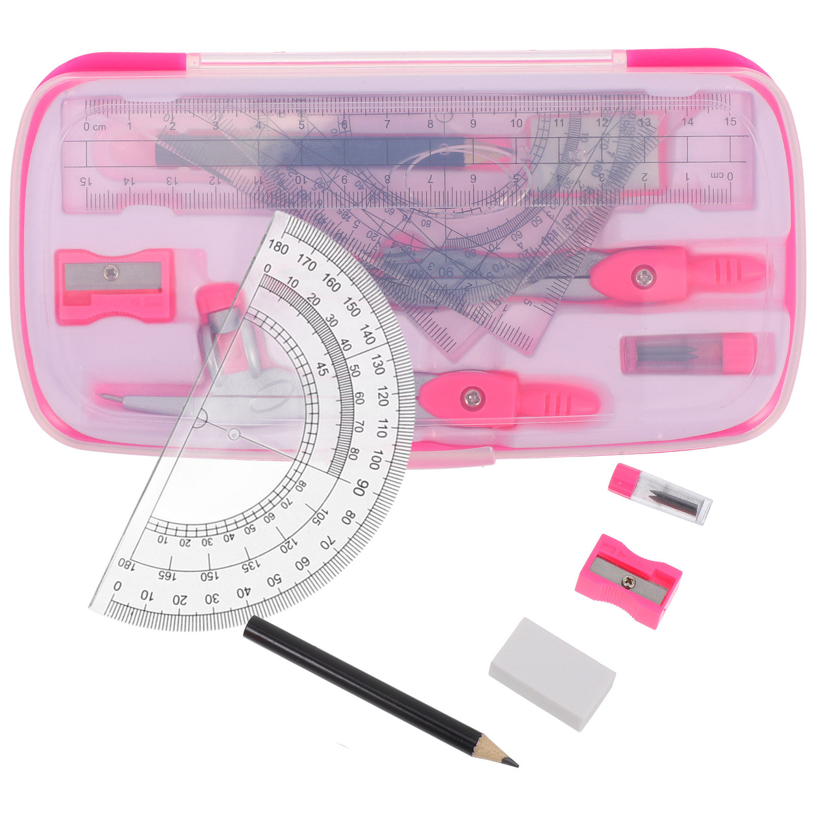 1Set Lichtgewicht draagbare ko - Math Geometry Set With Compass recensie en prijs