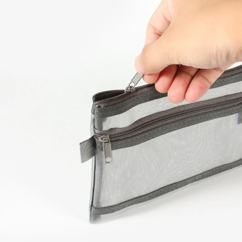 A6 doorzichtige nylon mesh bri - Clear Mesh Pencil Pouch For Exam recensie en prijs