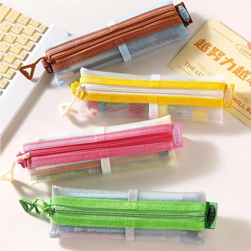 Transparante mesh-potloodhoude - Clear Mesh Pencil Pouch For Exam recensie en prijs