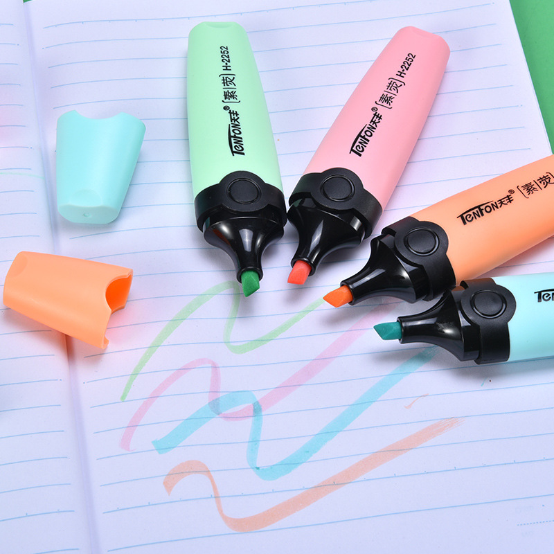 6 stks/set Markeerstift Pastel - Pastel Highlighter Set Double Ended recensie en prijs