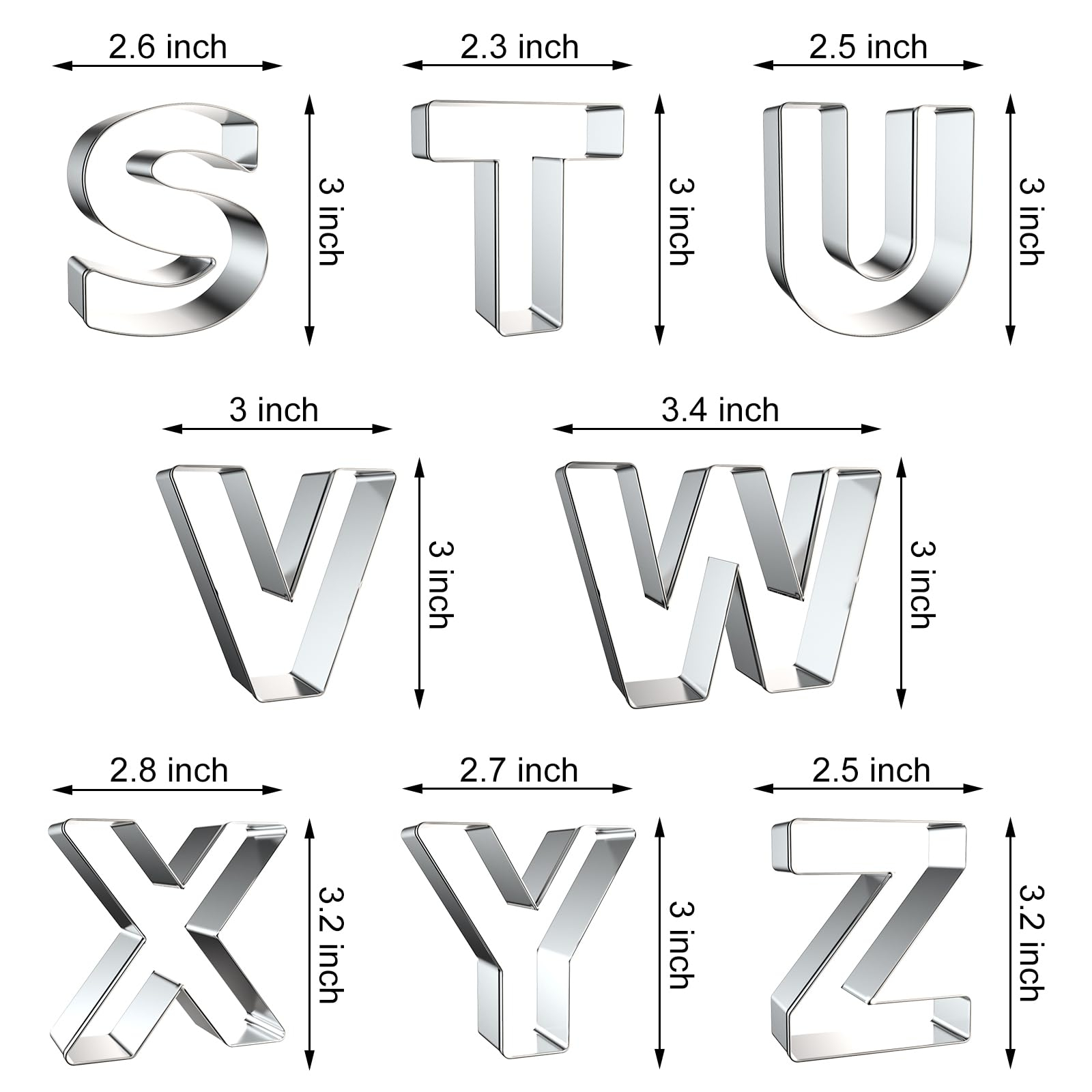 Lettervormige koekjesvormpjes  - Writing Tools recensie en prijs