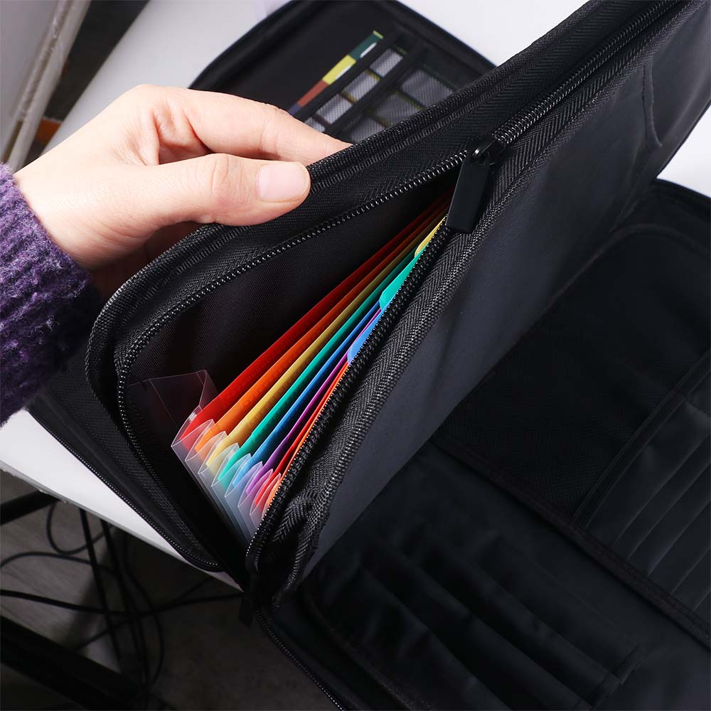 13 accordeonvormige zakken, br - Expandable Accordion File Folder 13 Pockets recensie en prijs