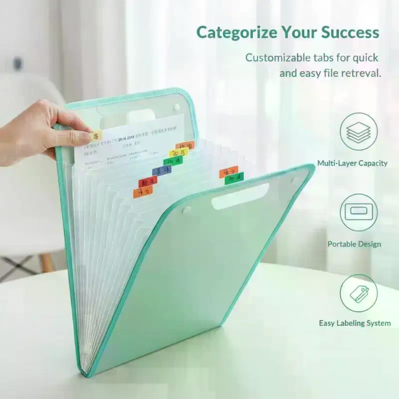 13-vakken uitvouwbare document - Expandable Accordion File Folder 13 Pockets recensie en prijs