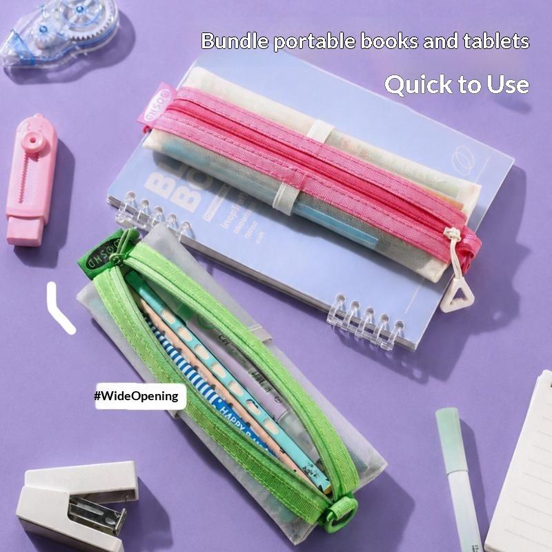 Transparante mesh-pennenzak me - Clear Mesh Pencil Pouch For Exam recensie en prijs