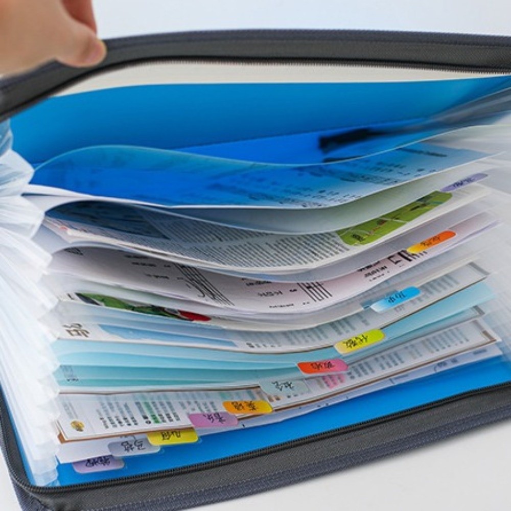 13 vakken Uitbreidbare map A4  - Expandable Accordion File Folder 13 Pockets recensie en prijs