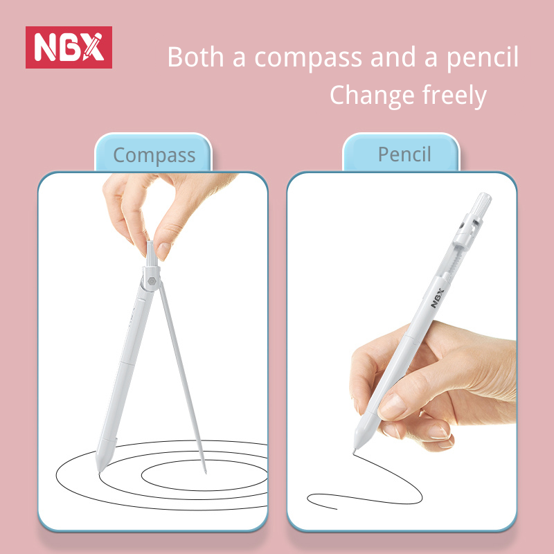 Nbx kompas potlood school teke - Math Geometry Set With Compass recensie en prijs