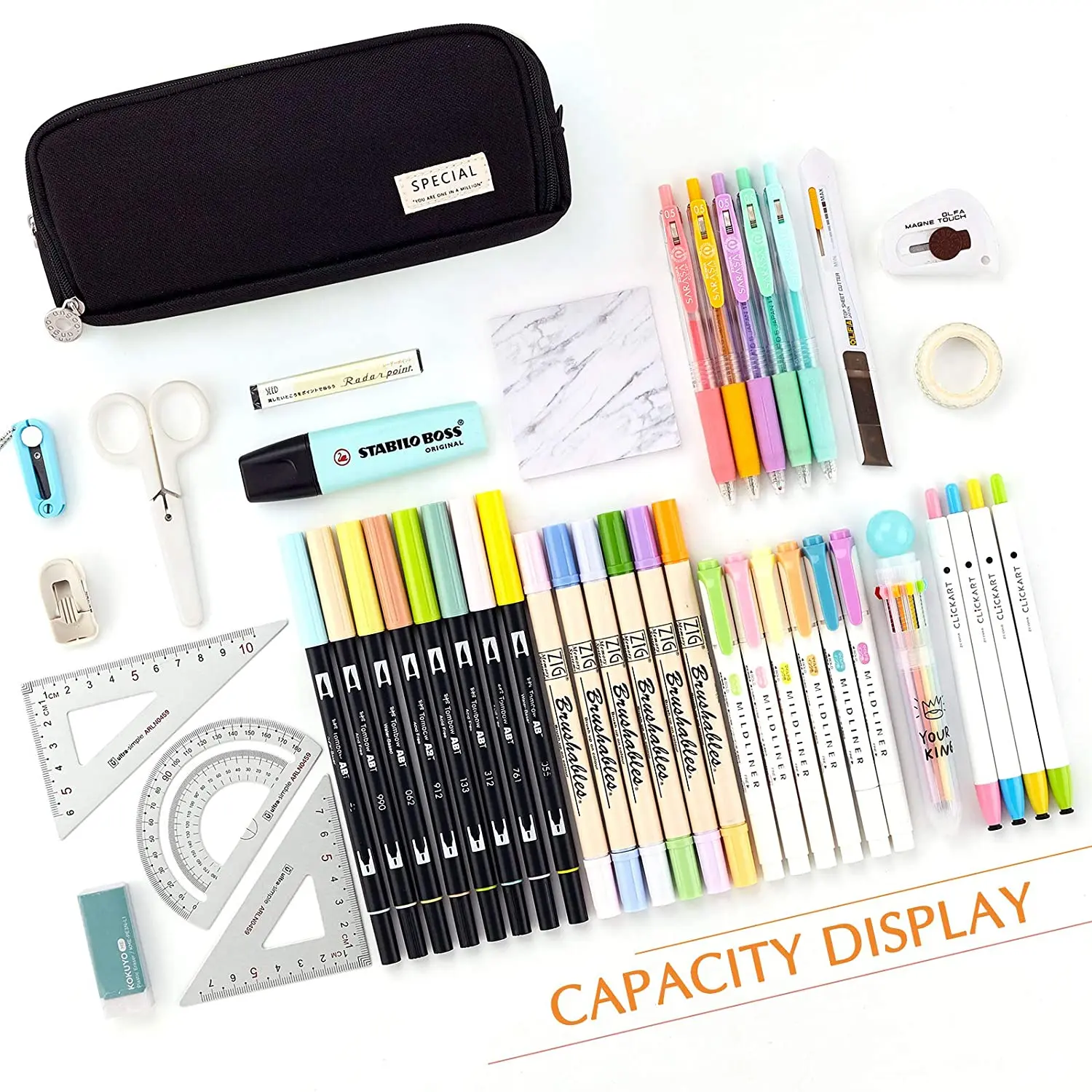 Etui Grote capaciteit potloode - Aesthetic Large Pencil Case Pouch recensie en prijs