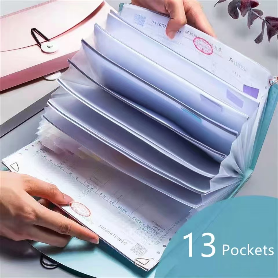 Uitbreidbare dossiermap met 13 - Expandable Accordion File Folder 13 Pockets recensie en prijs